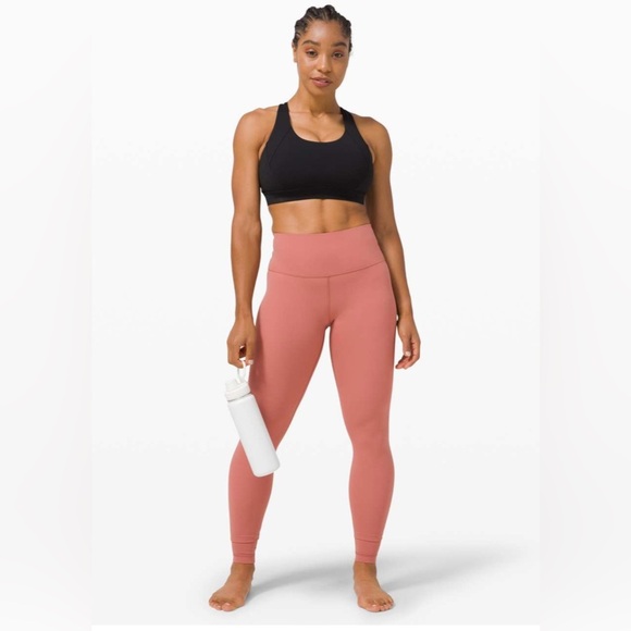 lululemon athletica Pants - Lululemon Wunder Under High-Rise Tight 28" *Full-On Luxtreme Brier Rose Size 6